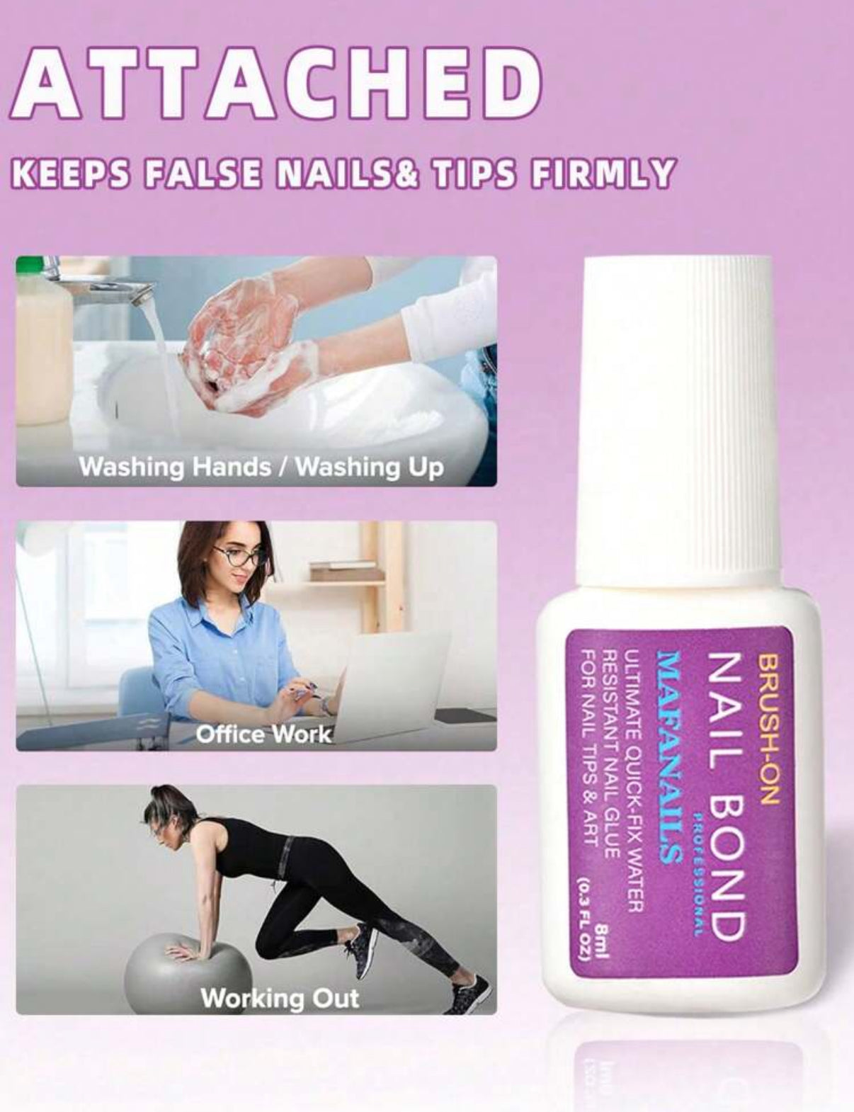 Extra Strength Nail Bond - 21 Day Hold