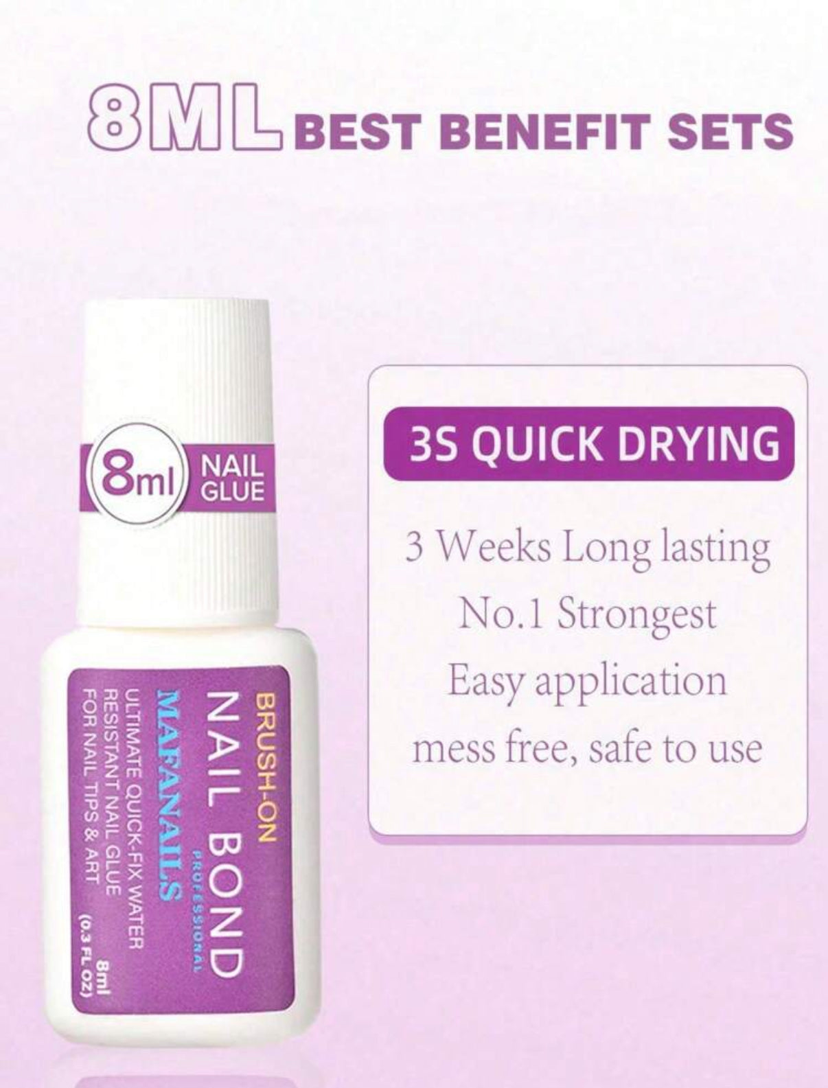 Extra Strength Nail Bond - 21 Day Hold